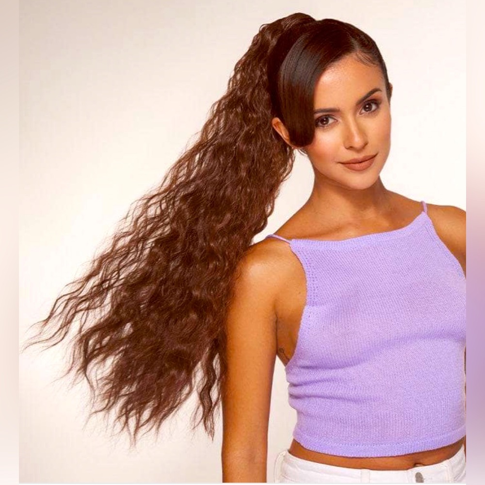 NWOT UNWORN INH Shayla 26” Ponytail Extension in Chocolate Brown